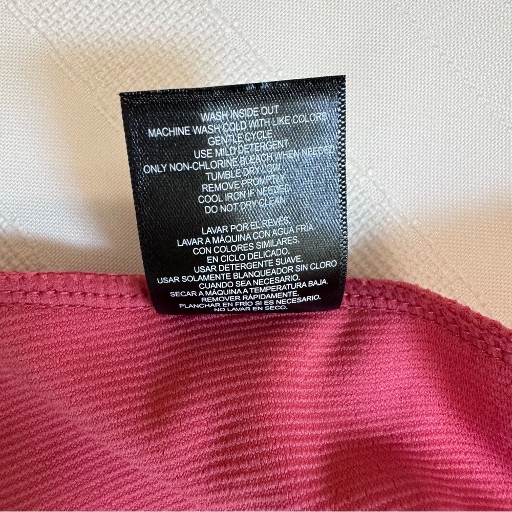32 Degrees Cool Slate Rose Ribbed Bra Tank Built-In Bra L New - Picture 10 of 10